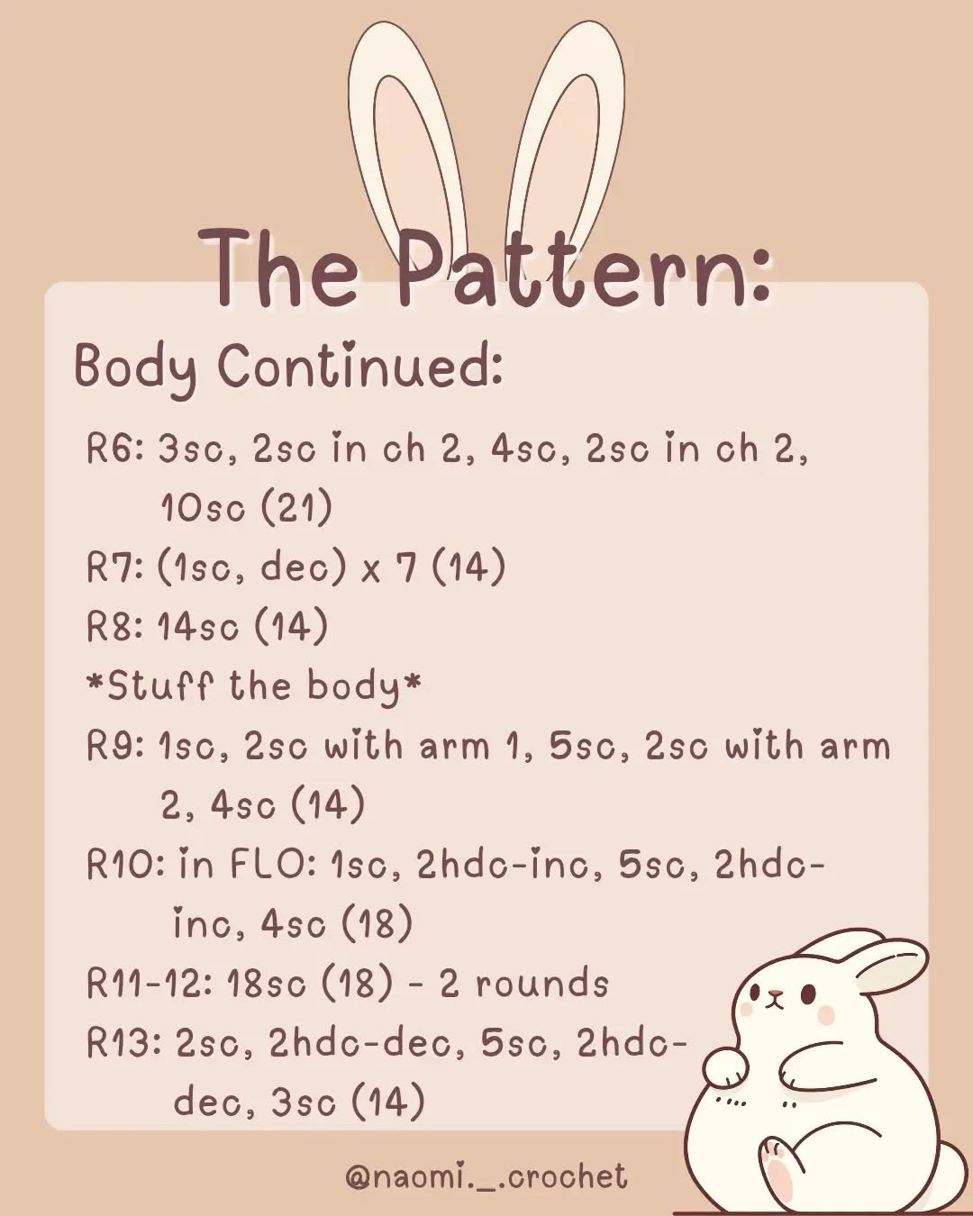 Free Low-Sew Chubby Bunny Crochet Pattern with Velvet Yarn