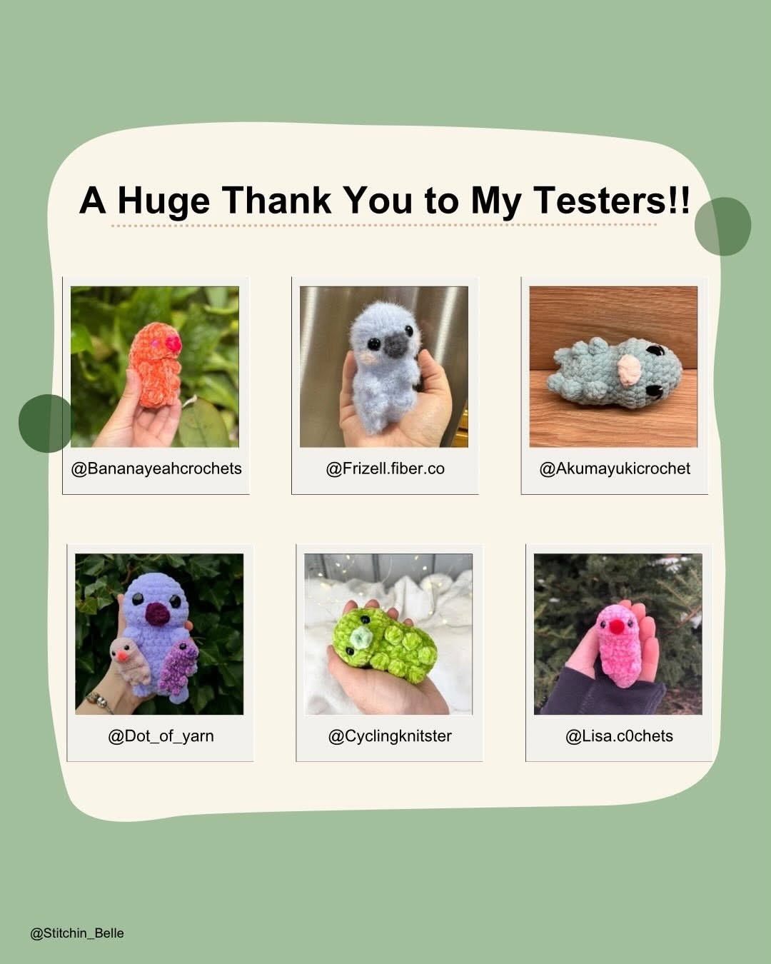 Free Low-Sew Crochet Tardigrade Amigurumi Pattern