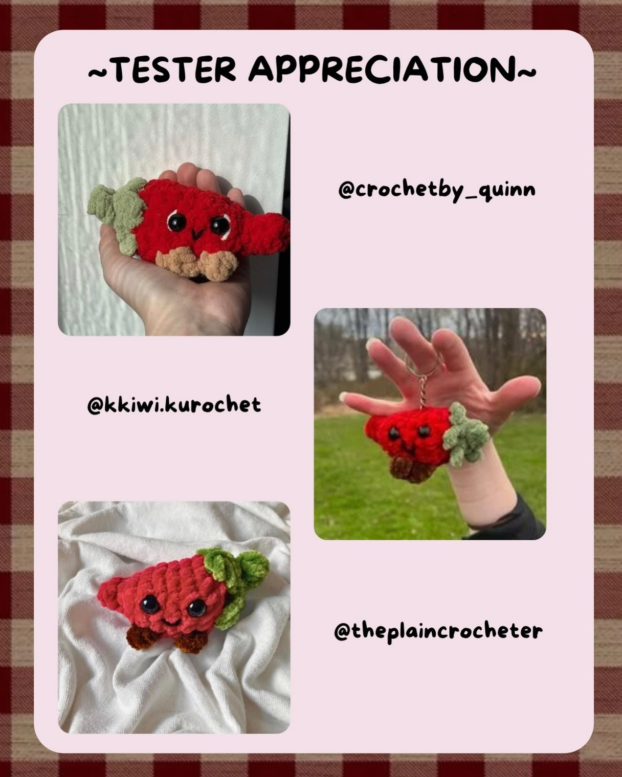 Free Mini Chilli Pepper Jellycat-inspired Crochet Pattern by @PIRES.PELUCHES