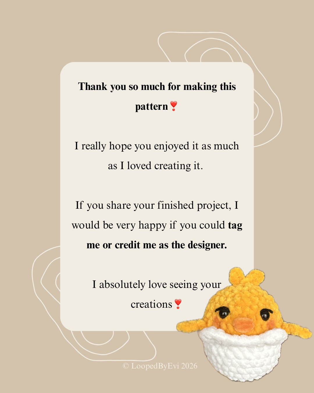 Free No-Sew Crochet Pattern: Cute Yellow Chick Hatching from Egg Shell Amigurumi Doll
