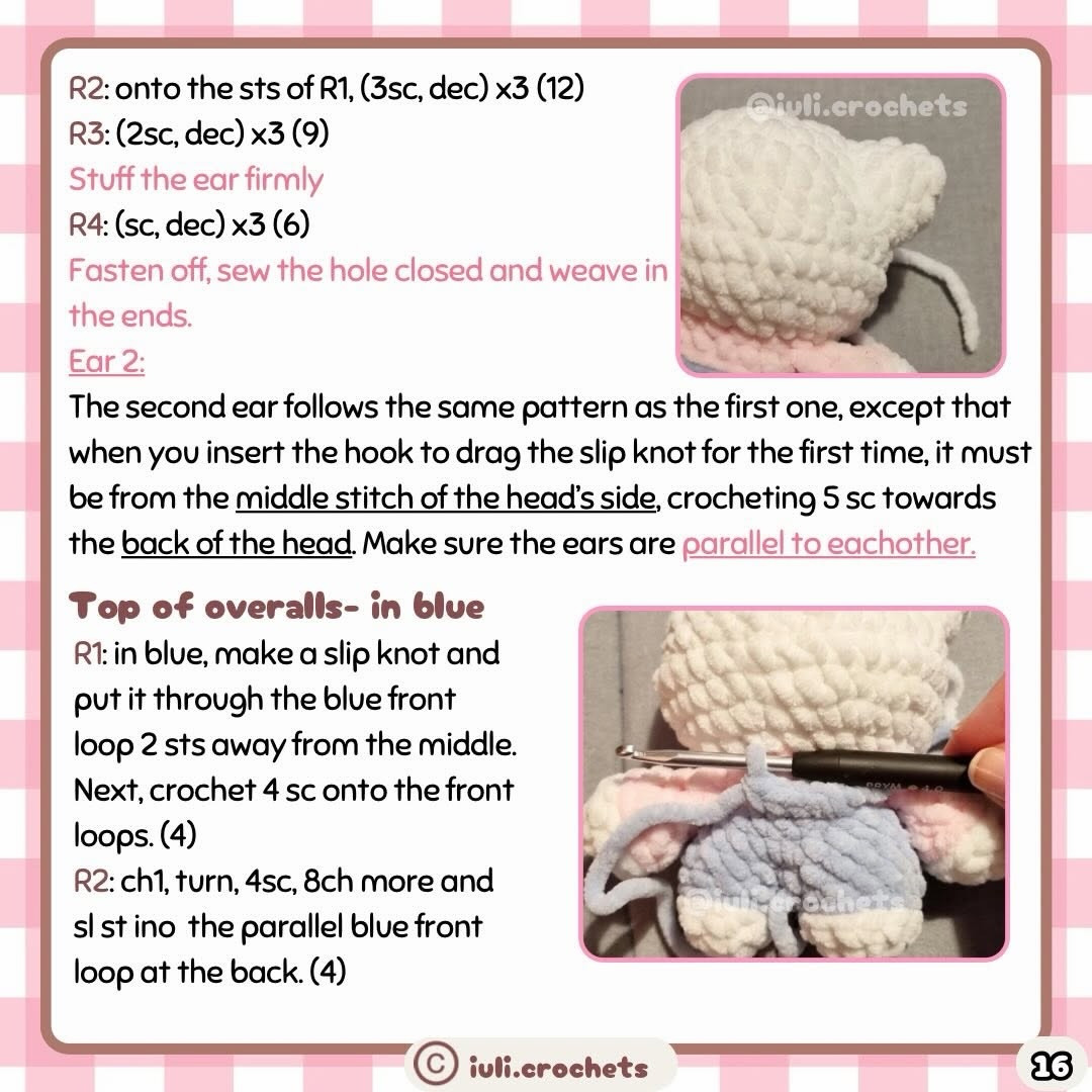 Free No-Sew Crochet Pattern for Sanrio Characters: Hello Kitty, My Melody, Pompompurin, Cinnamoroll, Kuromi and Keroppi