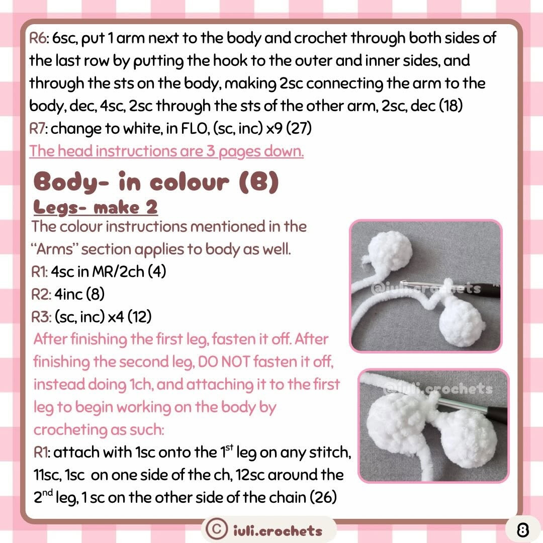 Free No-Sew Crochet Pattern for Sanrio Characters: Hello Kitty, My Melody, Pompompurin, Cinnamoroll, Kuromi and Keroppi