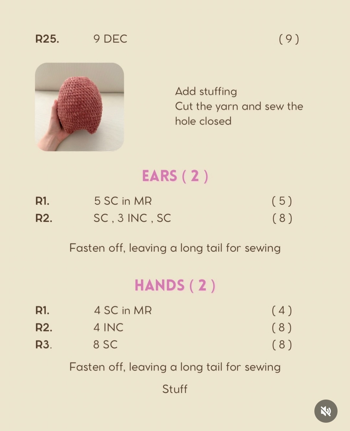 Free Pattern: Chubby Summer Capybara with Watermelon Slice and Swim Ring