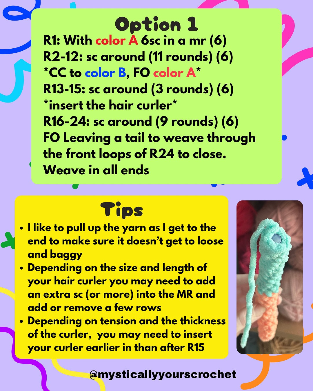 Free Pattern: Fidget Gummy Worms Crochet Tutorial