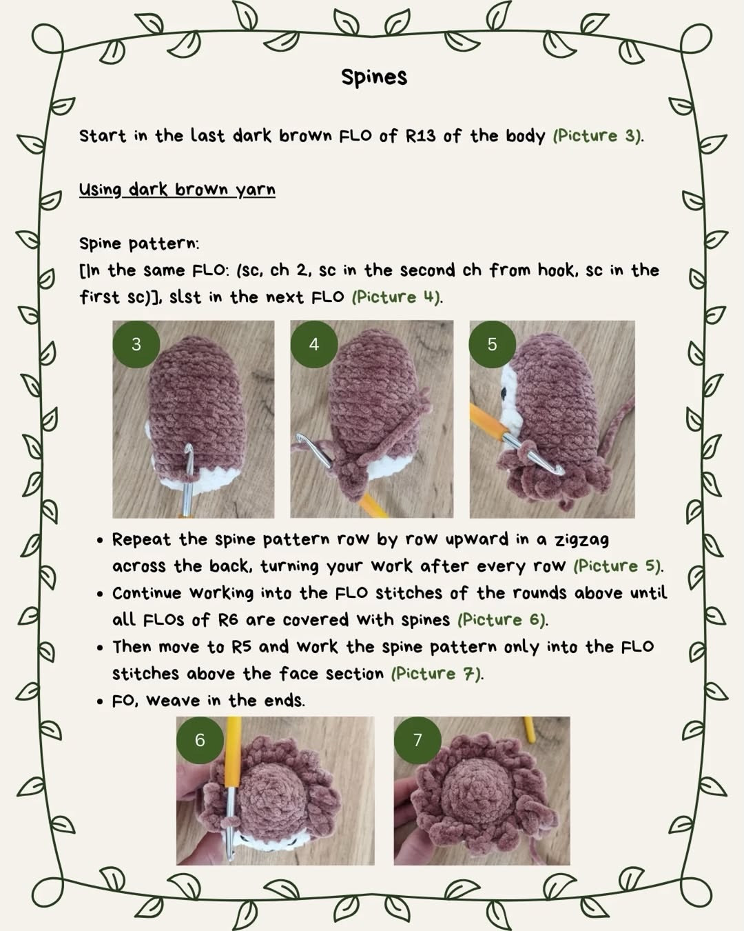 Free Pattern: Toadie the Tiny Hedgehog with Mushroom Hat