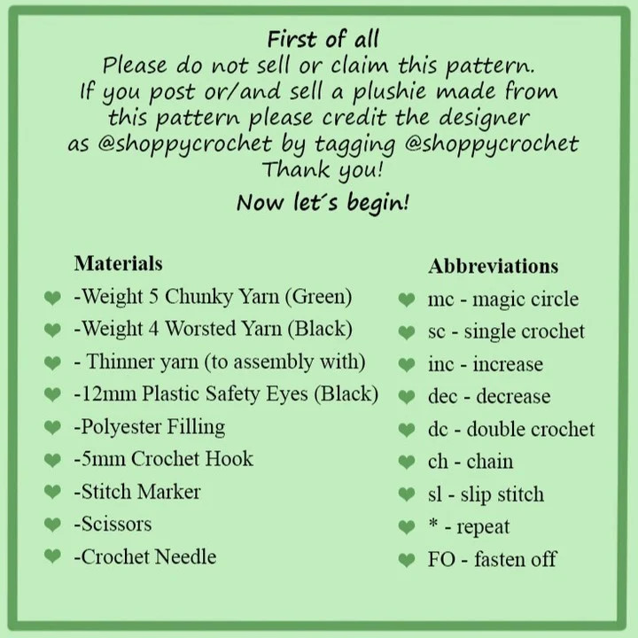 Free Pea-ttern Amigurumi Crochet Pattern by Shoppycrochet