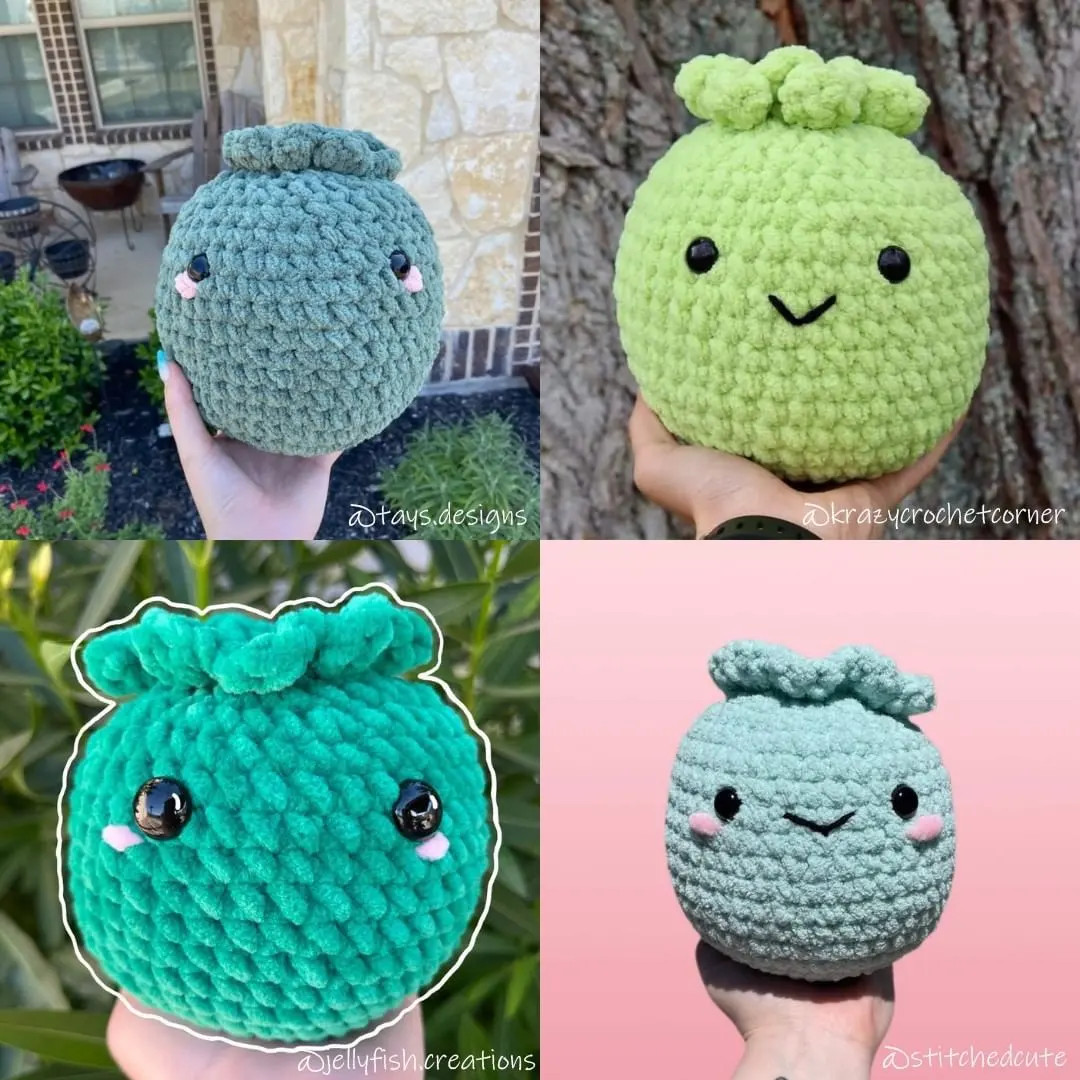 Free Pea-ttern Amigurumi Crochet Pattern by Shoppycrochet