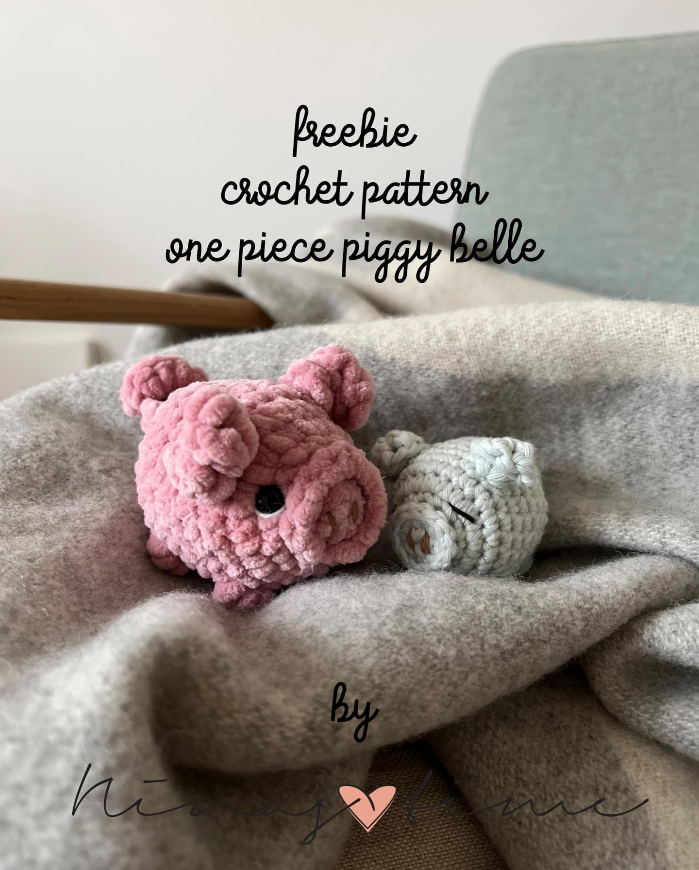 Freebie Crochet Pattern One Piece Piggy Belle