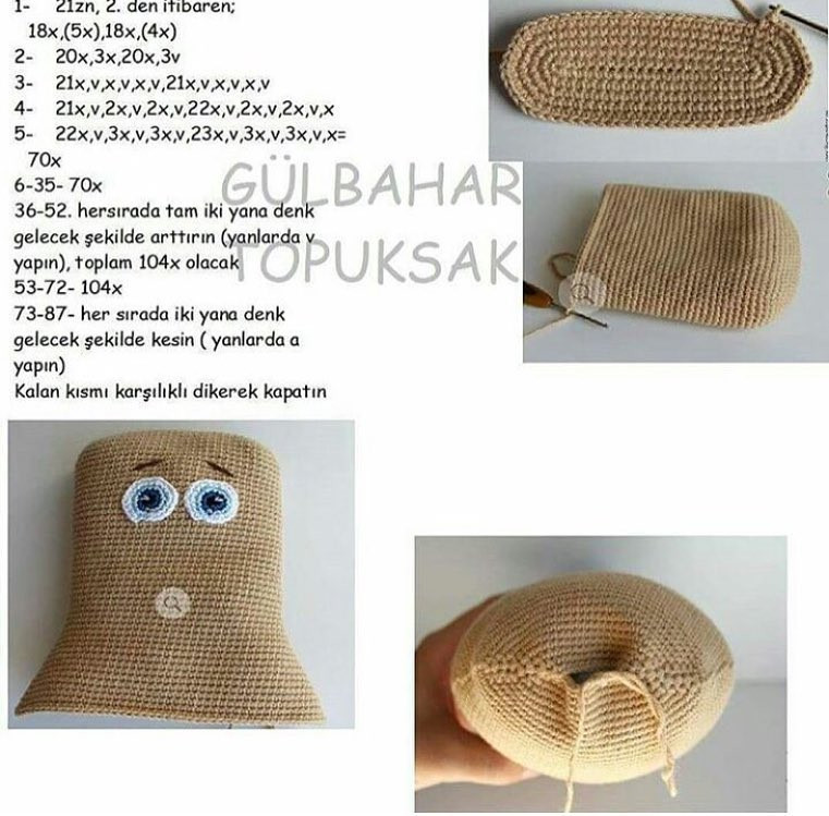 Gülbahar Topuksak - Hướng dẫn chi tiết cách móc búp bê chó bông amigurumi dễ thương