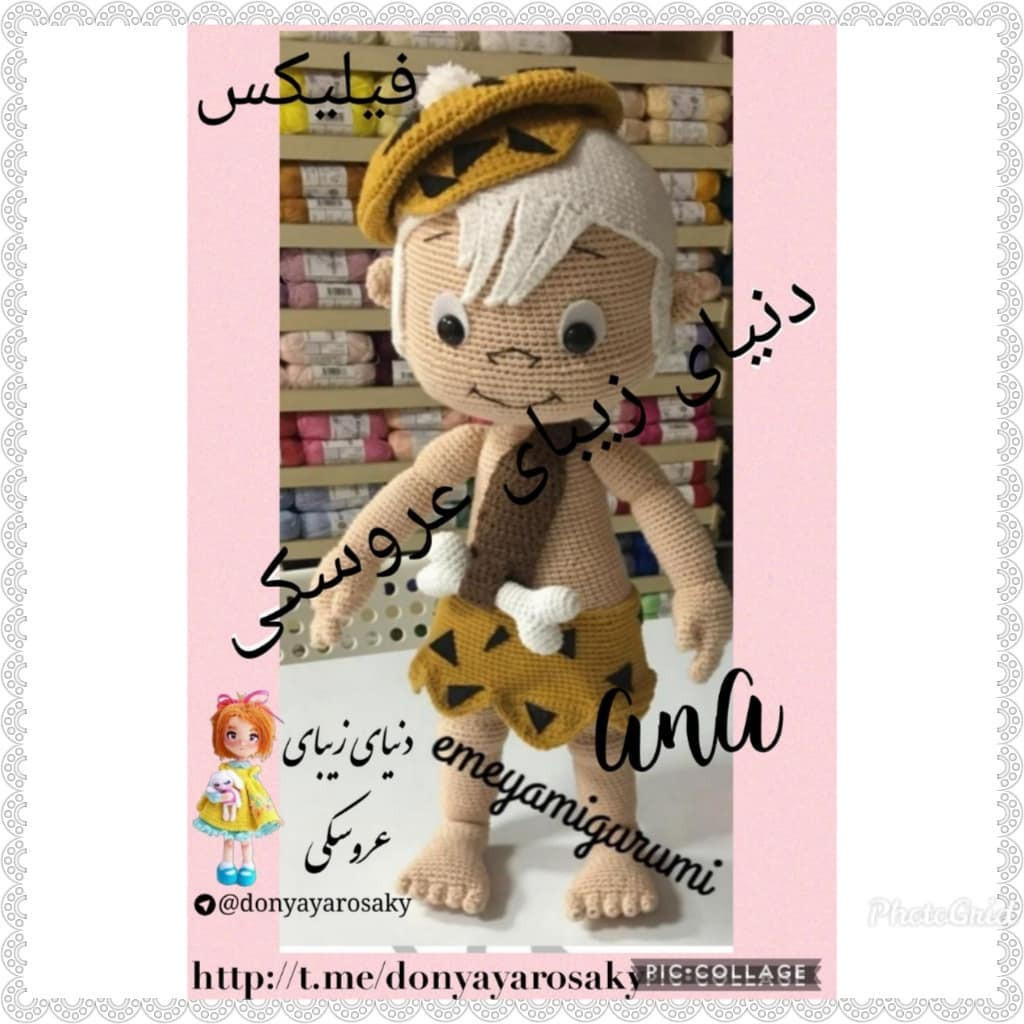 Hướng dẫn chi tiết cách móc búp bê Crochet Fliks với bảng chỉ mũi từng bước