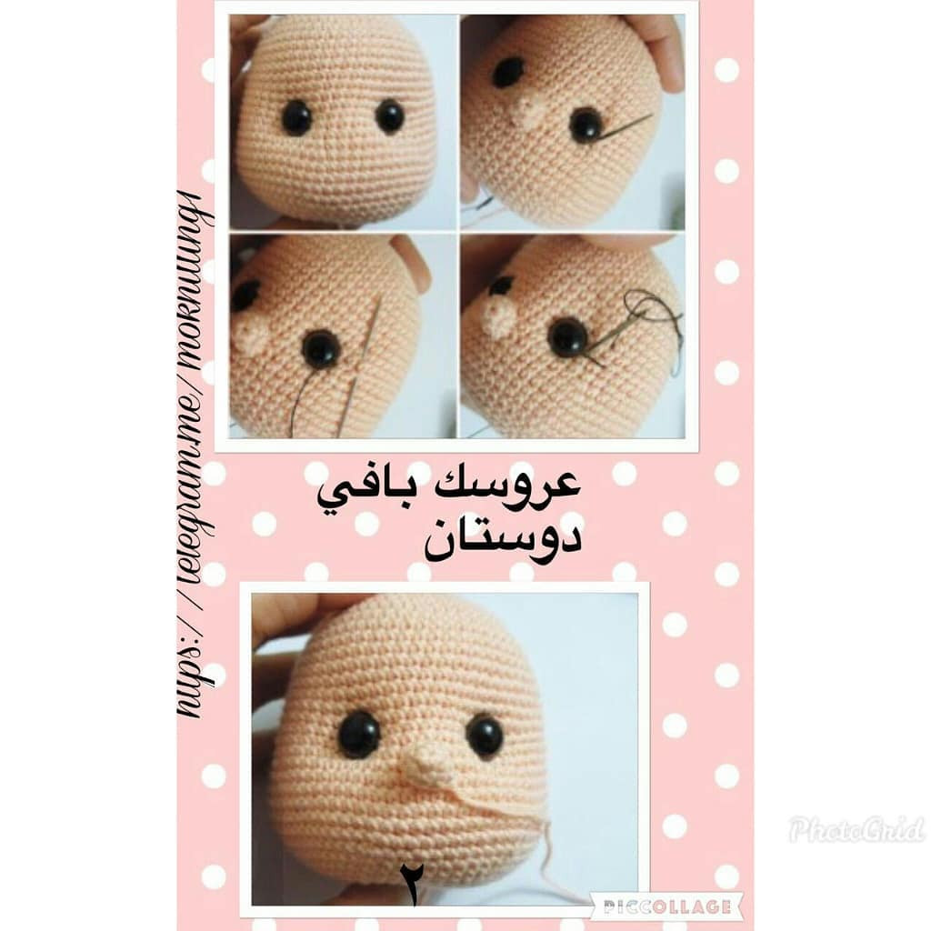 Hướng dẫn chi tiết cách móc búp bê Olivia mặc đồ đỏ, đội mũ tuần lộc dễ thương