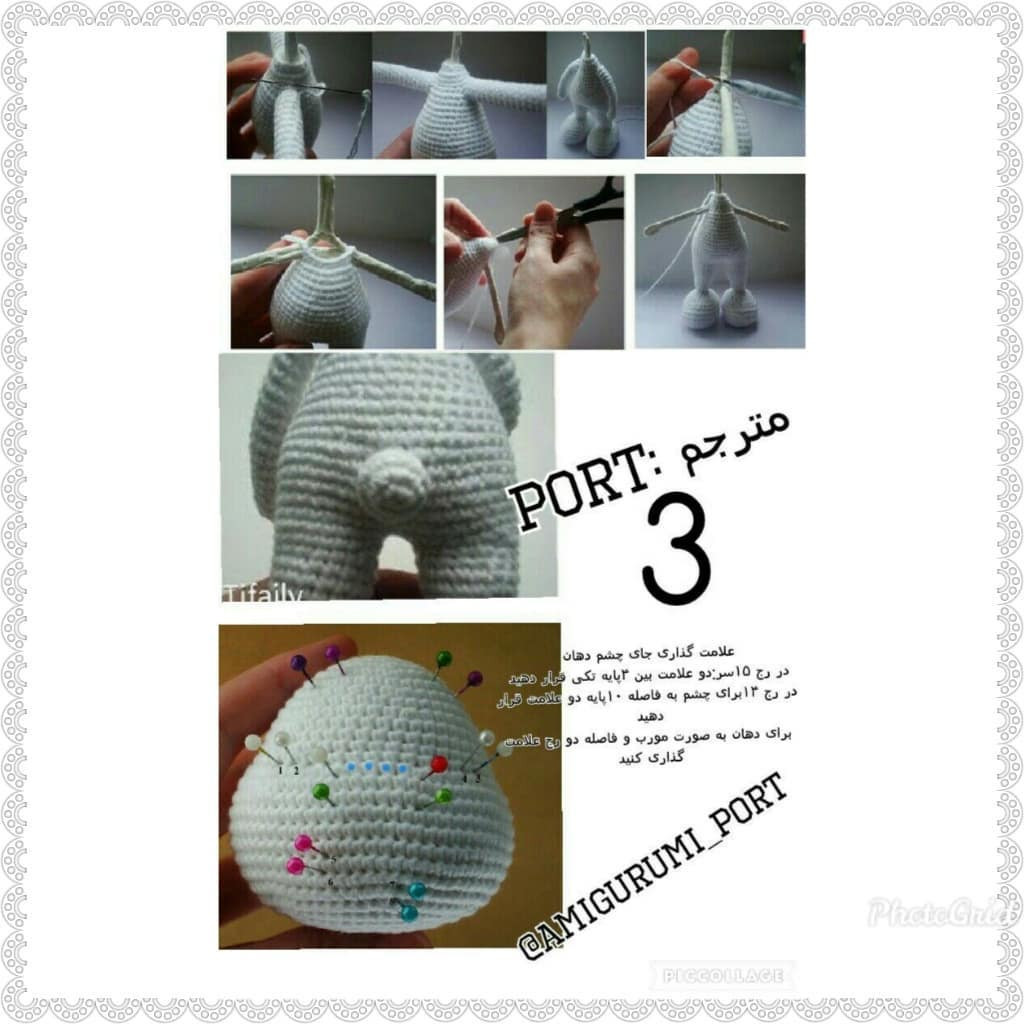 Hướng dẫn chi tiết cách móc búp bê thỏ Amigurumi