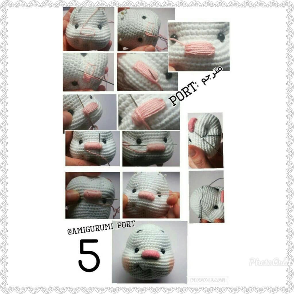 Hướng dẫn chi tiết cách móc búp bê thỏ Amigurumi