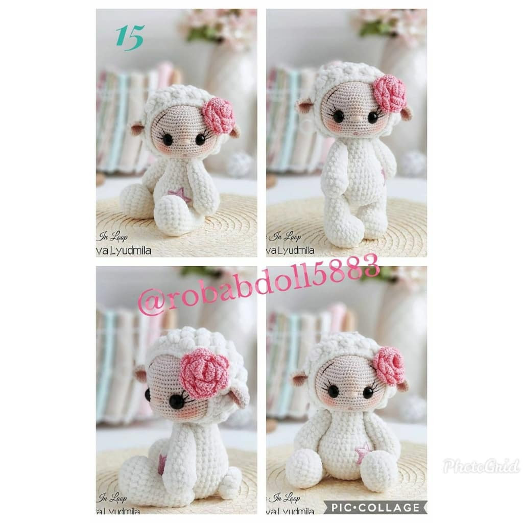 Hướng dẫn chi tiết cách móc búp bê thỏ amigurumi dễ thương màu tím và xanh ngọc