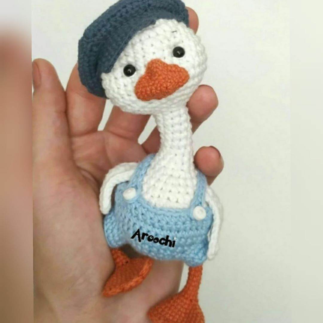 Hướng dẫn chi tiết cách móc búp bê vịt amigurumi dễ thương