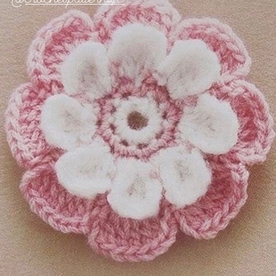 Hướng dẫn chi tiết cách móc các loại hoa trang trí đẹp mắt, bao gồm hoa tulip, hoa cẩm chướng và hoa cúc với bảng ký hiệu