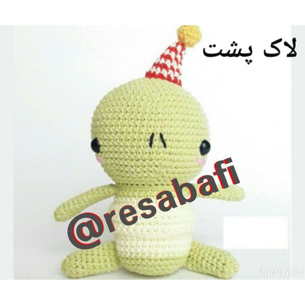 Hướng dẫn chi tiết cách móc len rùa (Turtle) Amigurumi, bao gồm các bước làm thân, mai và chân tay