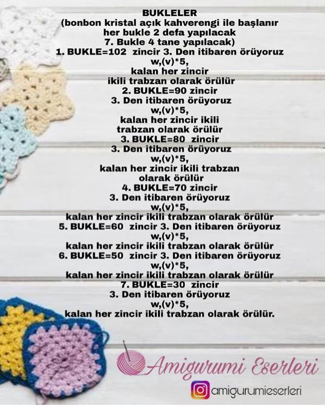 HƯỚNG DẪN MÓC BÚP BÊ AMIGURUMI: CHART CHI TIẾT ĐẦU, TAY VÀ CHÂN