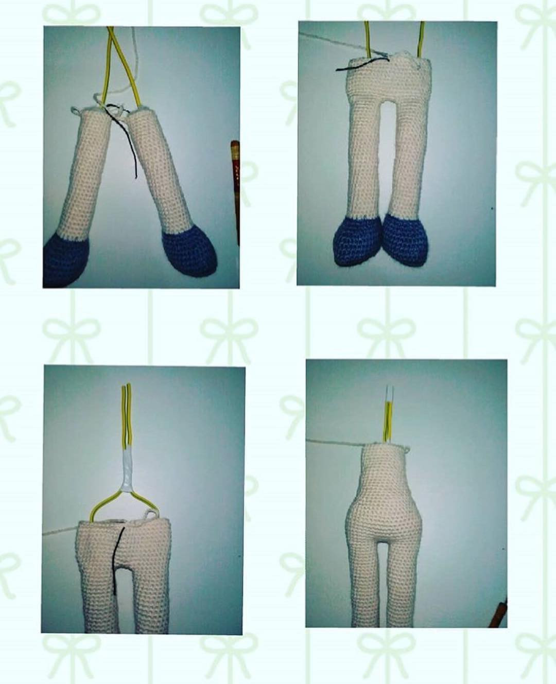 HƯỚNG DẪN MÓC BÚP BÊ CON GÁI TÓI ĐỎ QUẦN JEAN
