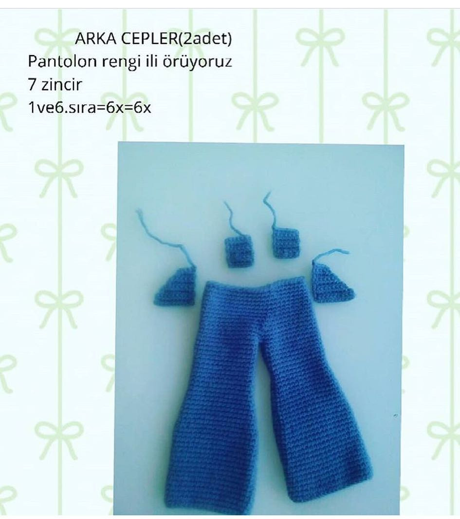 HƯỚNG DẪN MÓC BÚP BÊ CON GÁI TÓI ĐỎ QUẦN JEAN
