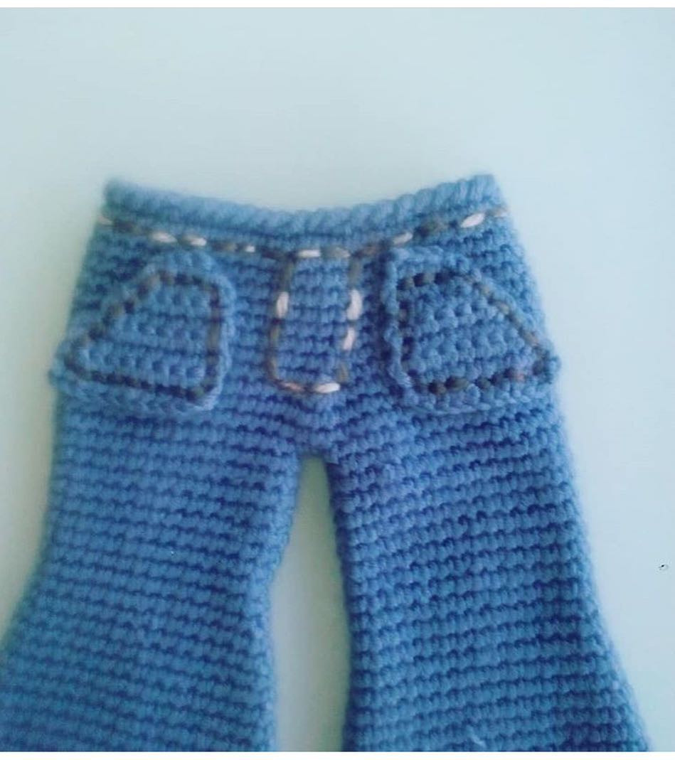 HƯỚNG DẪN MÓC BÚP BÊ CON GÁI TÓI ĐỎ QUẦN JEAN