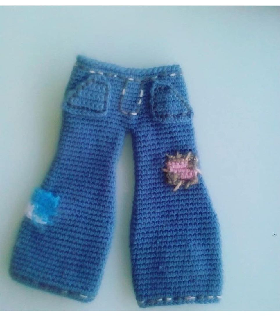 HƯỚNG DẪN MÓC BÚP BÊ CON GÁI TÓI ĐỎ QUẦN JEAN