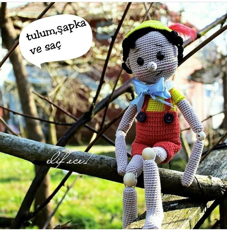 HƯỚNG DẪN MÓC BÚP BÊ PINOCCHIO: TULUM, SÁP KVA VÀ SAÇ