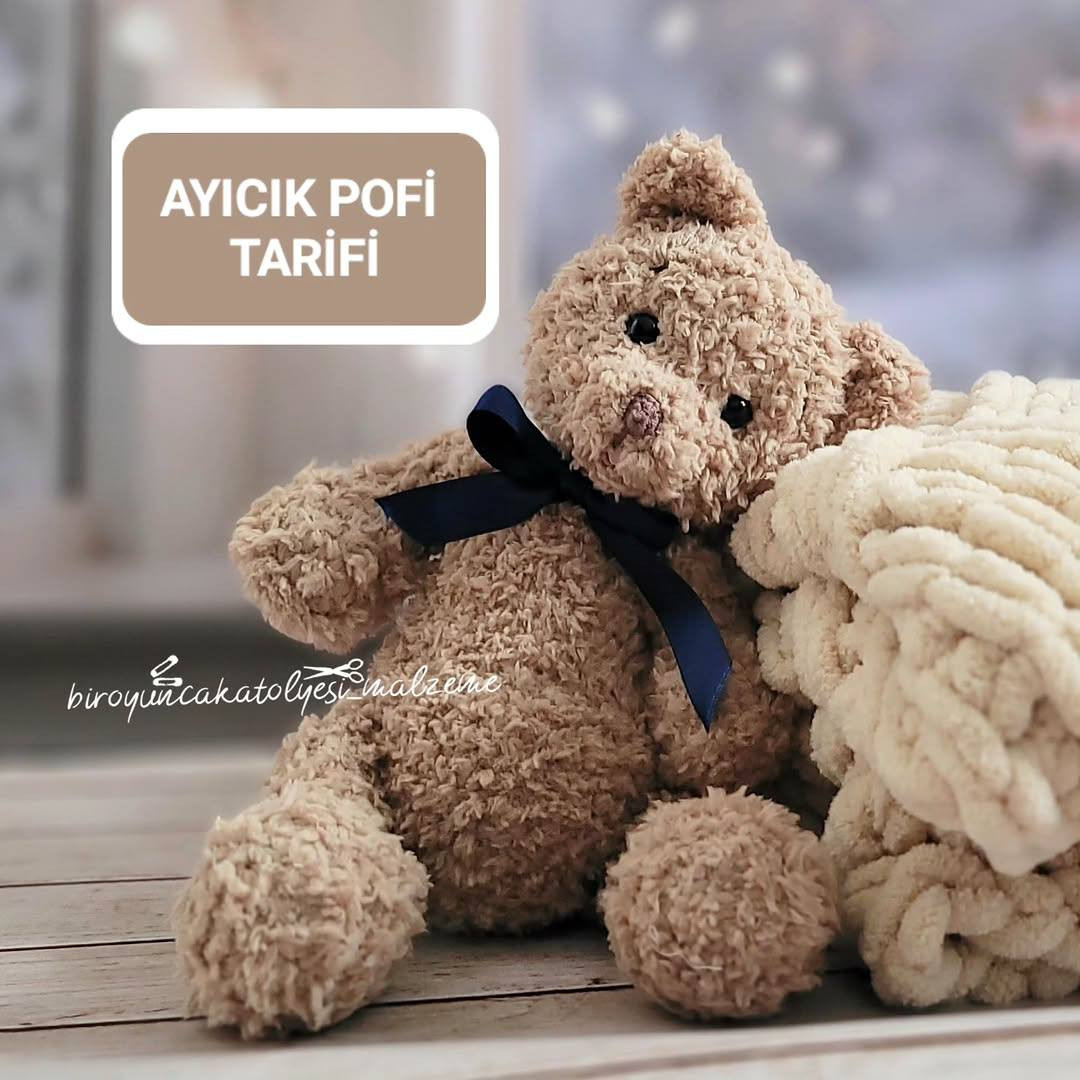 HƯỚNG DẪN MÓC GẤU BÔNG AYIÇIK POFI DÙNG SỢI ANA KUZUSU