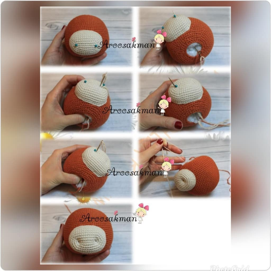 Hướng dẫn móc len búp bê con ngựa màu nâu mặc áo xanh lá