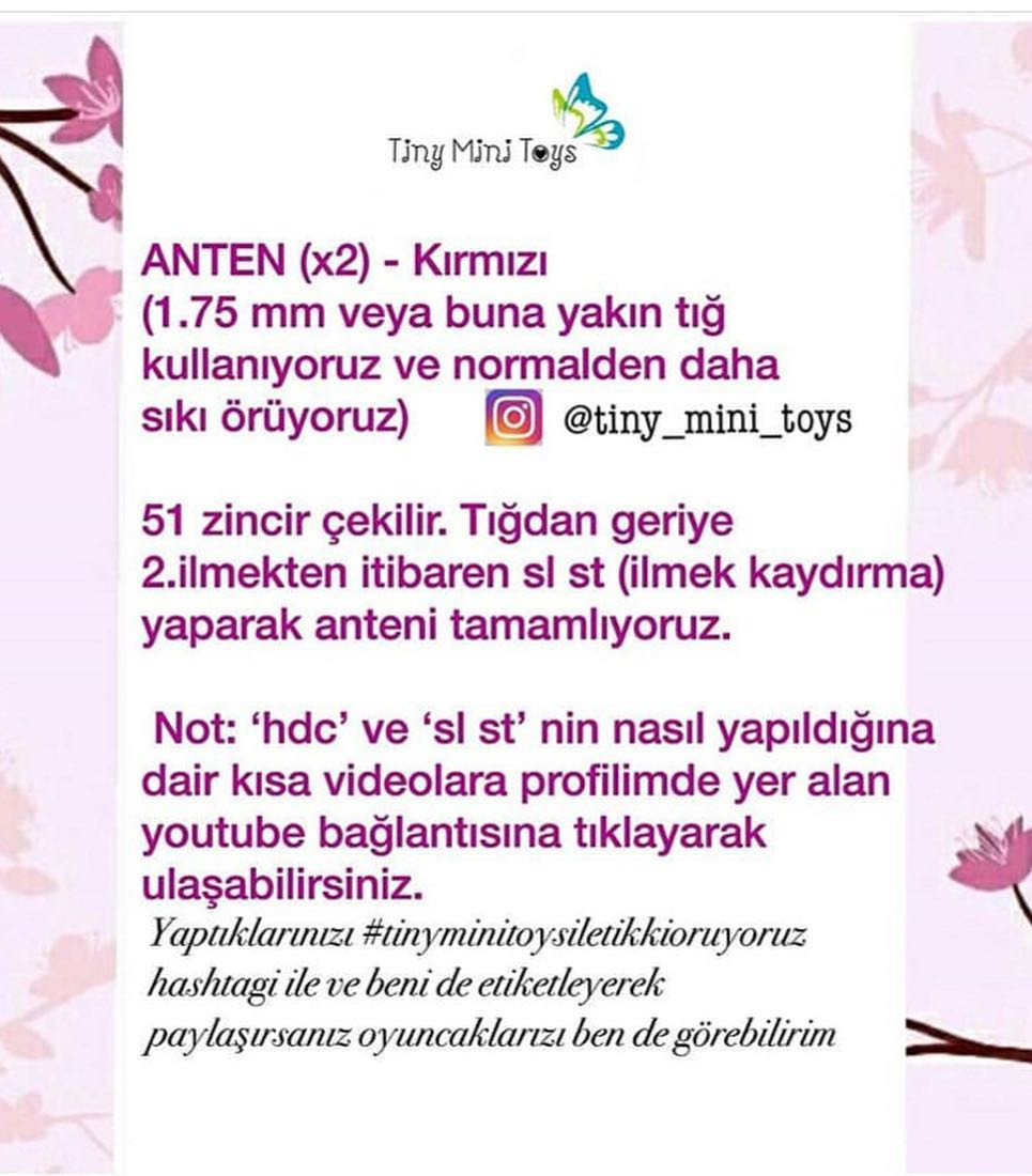 HƯỚNG DẪN MÓC LEN TIKKI - BÚP BÊ NHỆN ĐỎ (TỪNG HÀNG CHI TIẾT)
