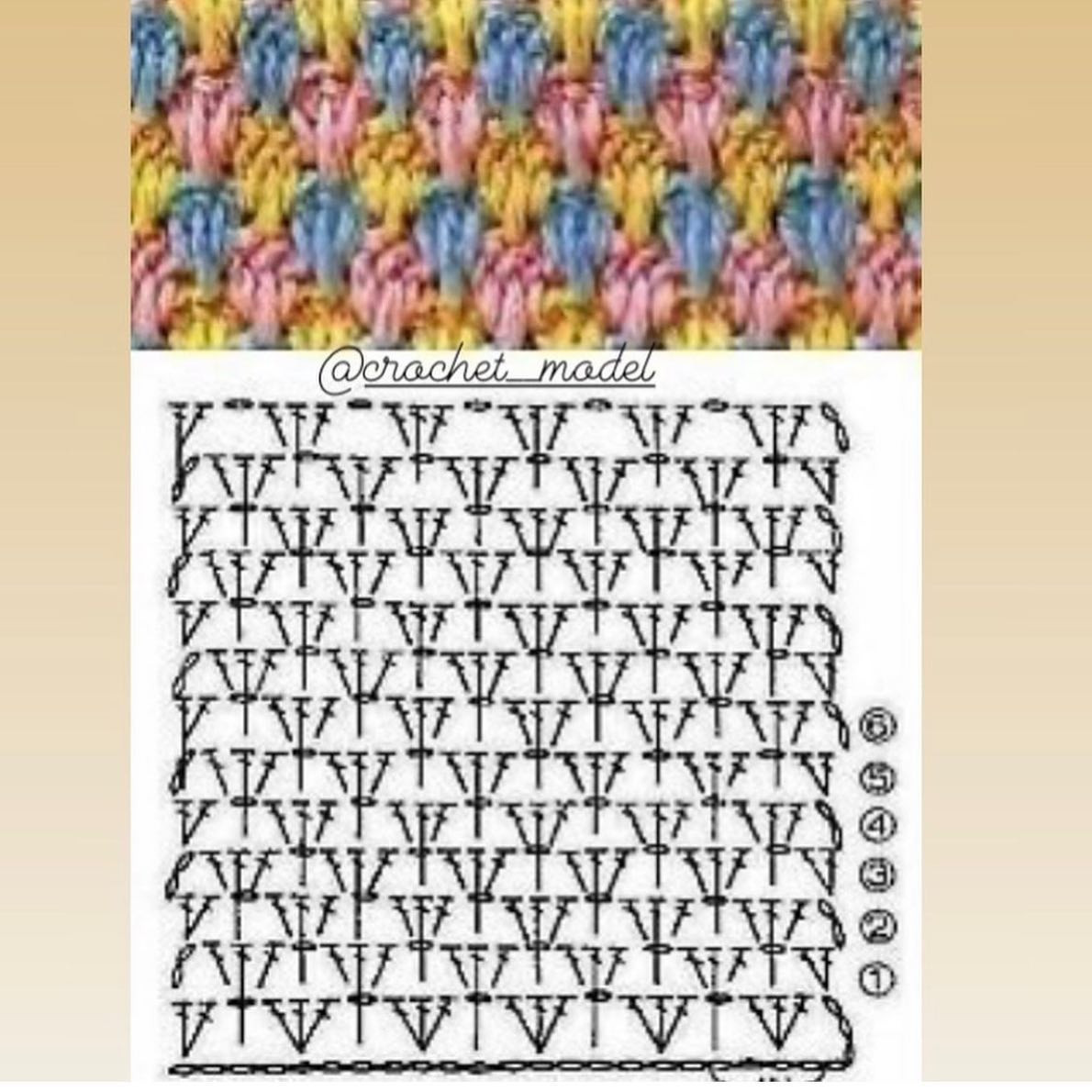 Ideh baft baraye shal mobl - Crochet flat chart for mobile phone cover with colorful patterns and step-by-step instructions