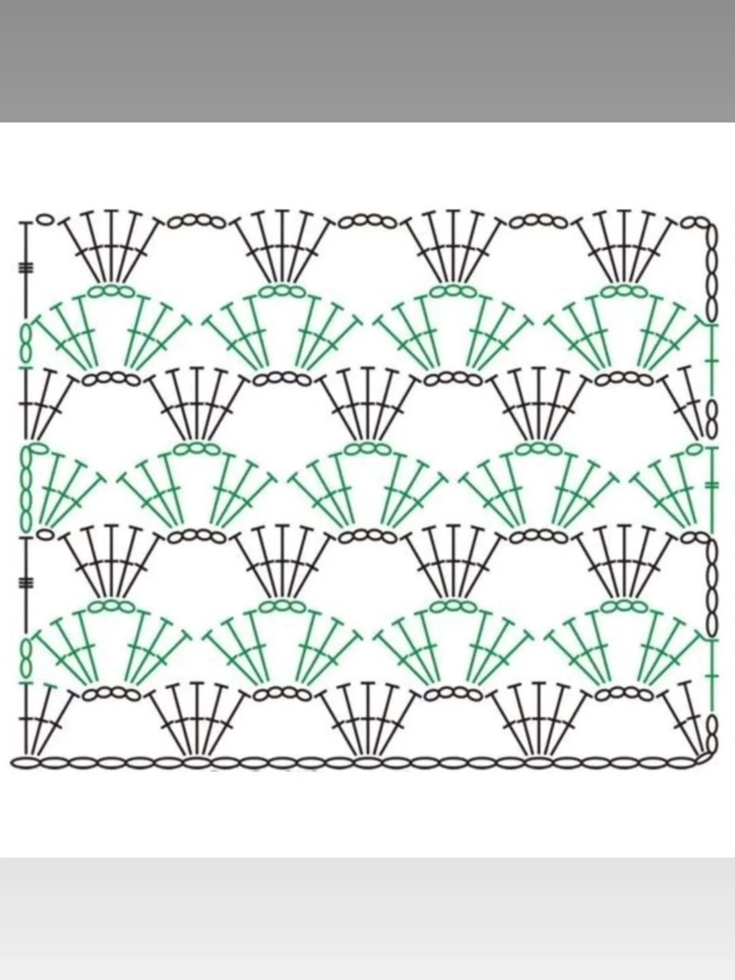 Japanese Crochet Flat Charts Collection: Fan, Shell, and Snowflake Effect Patterns for Blankets