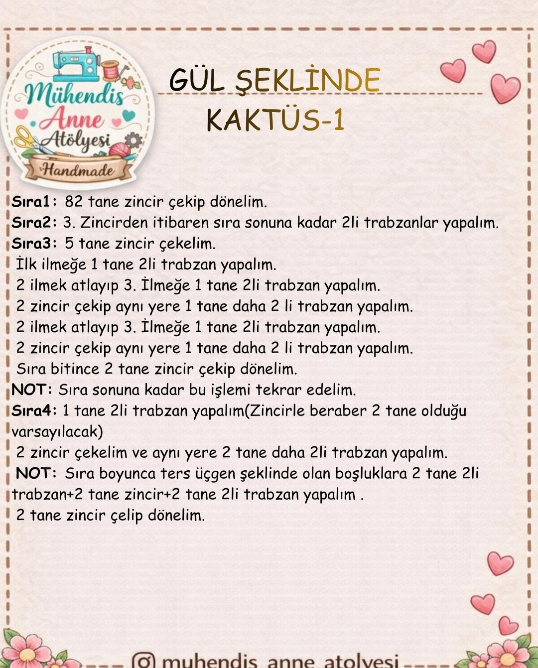 Kaktüs Tarifi - Mühendis Anne Atölyesi