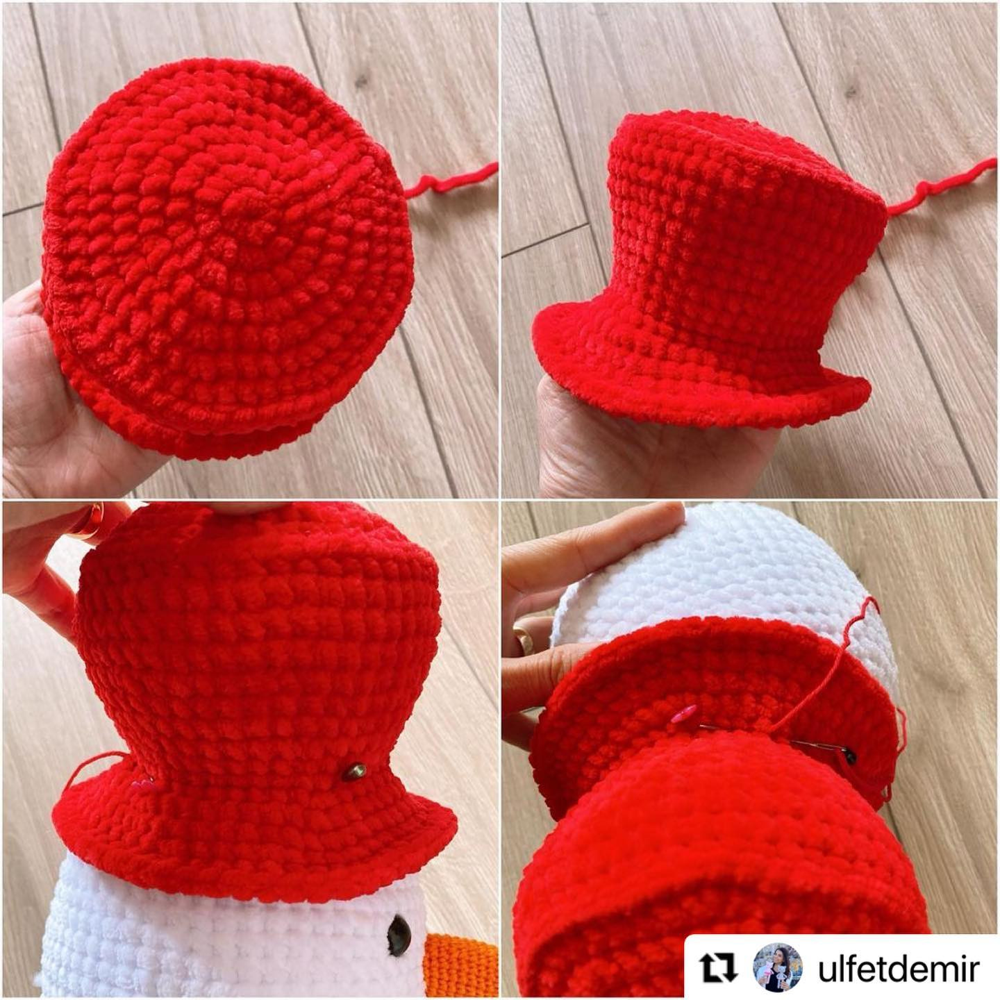Kardan Adam Tarifi: Amigurumi Buz Adam Móc Len