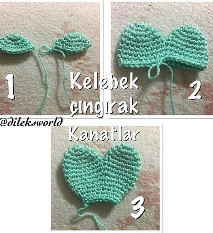 Kelebekli Çıngırak Tarifi: Gökkuşağı Renkli Móc Len Búp bê Cánh bướm