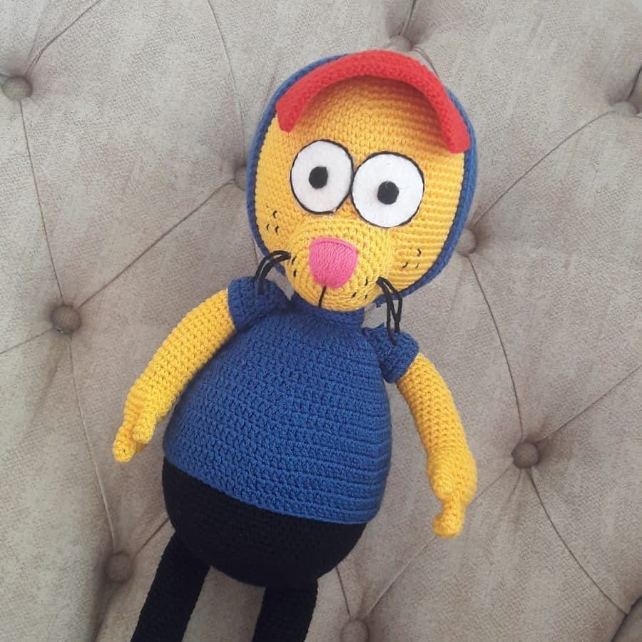 Kral Şakir Ücretsiz Amigurumi Tarifi: Ayak, Bacak, Gövde ve T-Shirt Kol İncelemesi