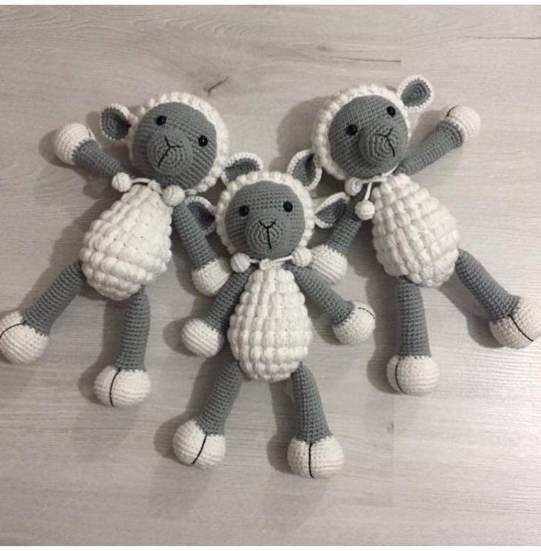 Kuzu tarif 2: Hướng dẫn chi tiết cách móc con cừu amigurumi dễ thương