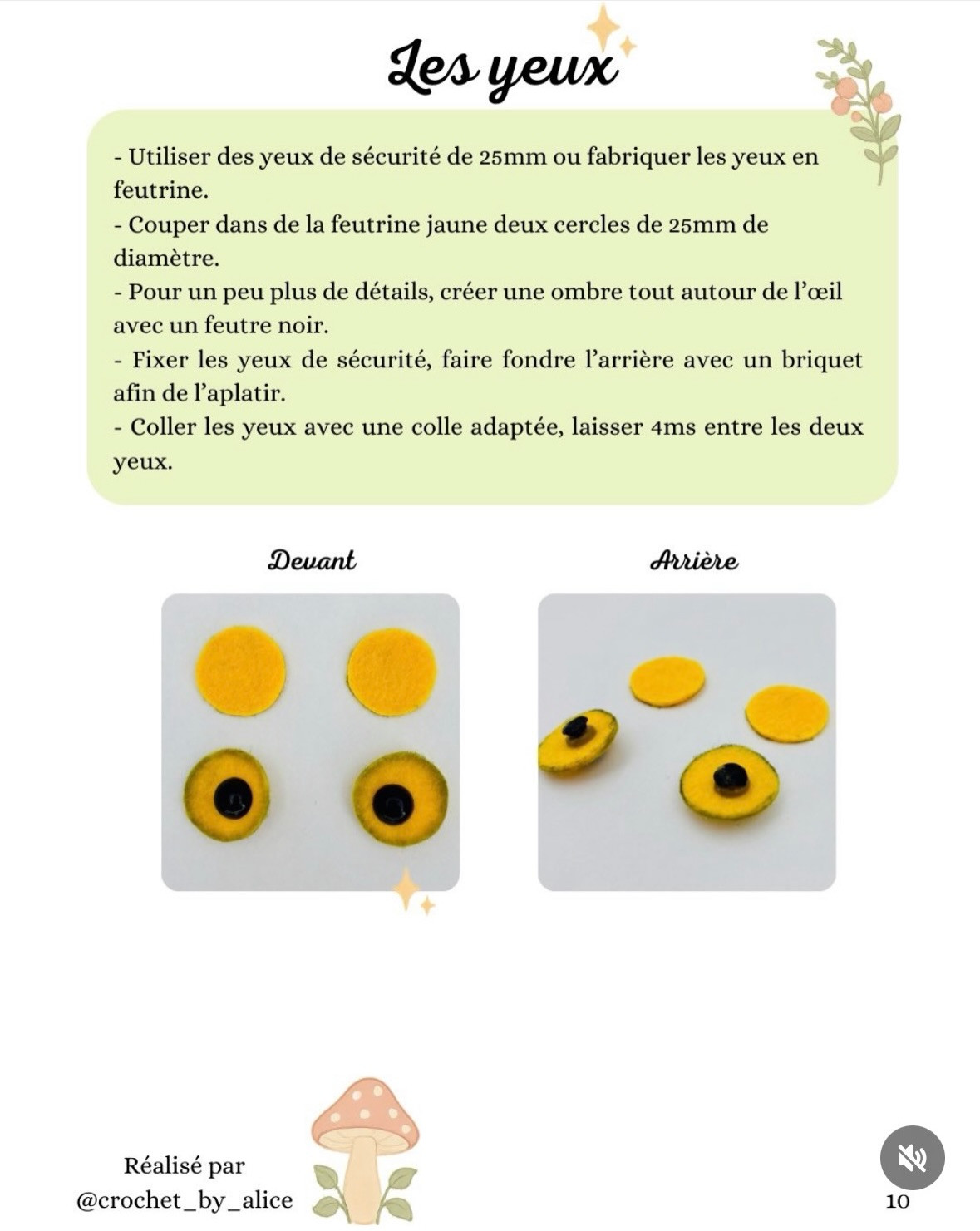 Le loup le mal aimé - Patron gratuit de crochet pour balle en chenille et laine effet fourrure