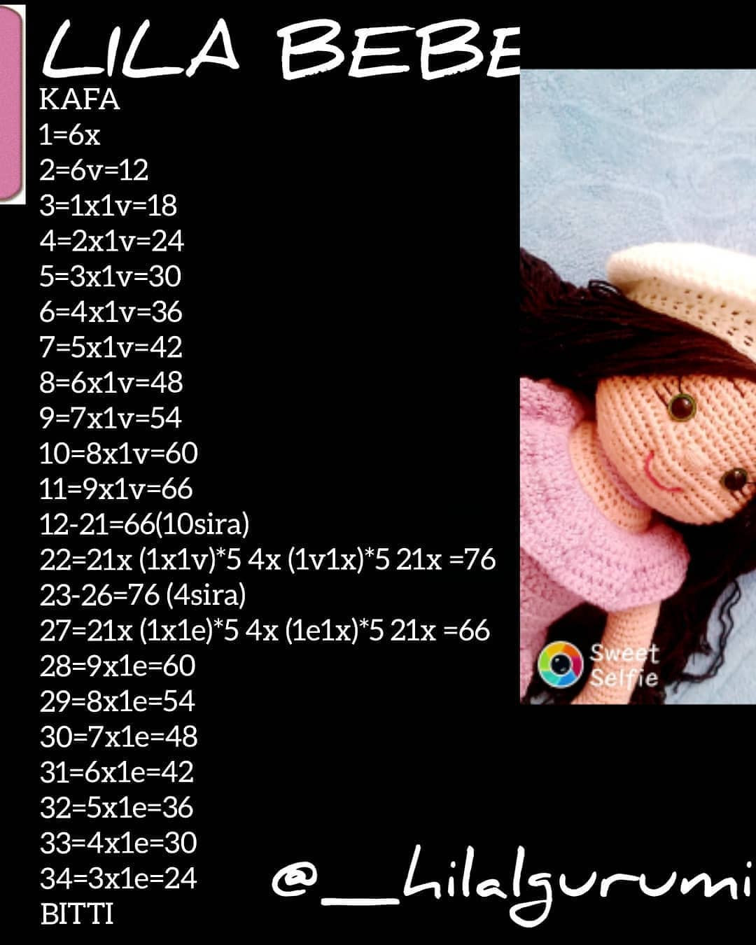 Lila Bebek Amigurumi Crochet Pattern Tutorial