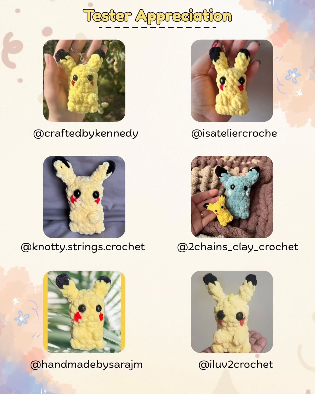 Lux the Electric Creature Free Crochet Pattern: Mini Sized, Low-Sew Amigurumi Keychain by ATB Creations