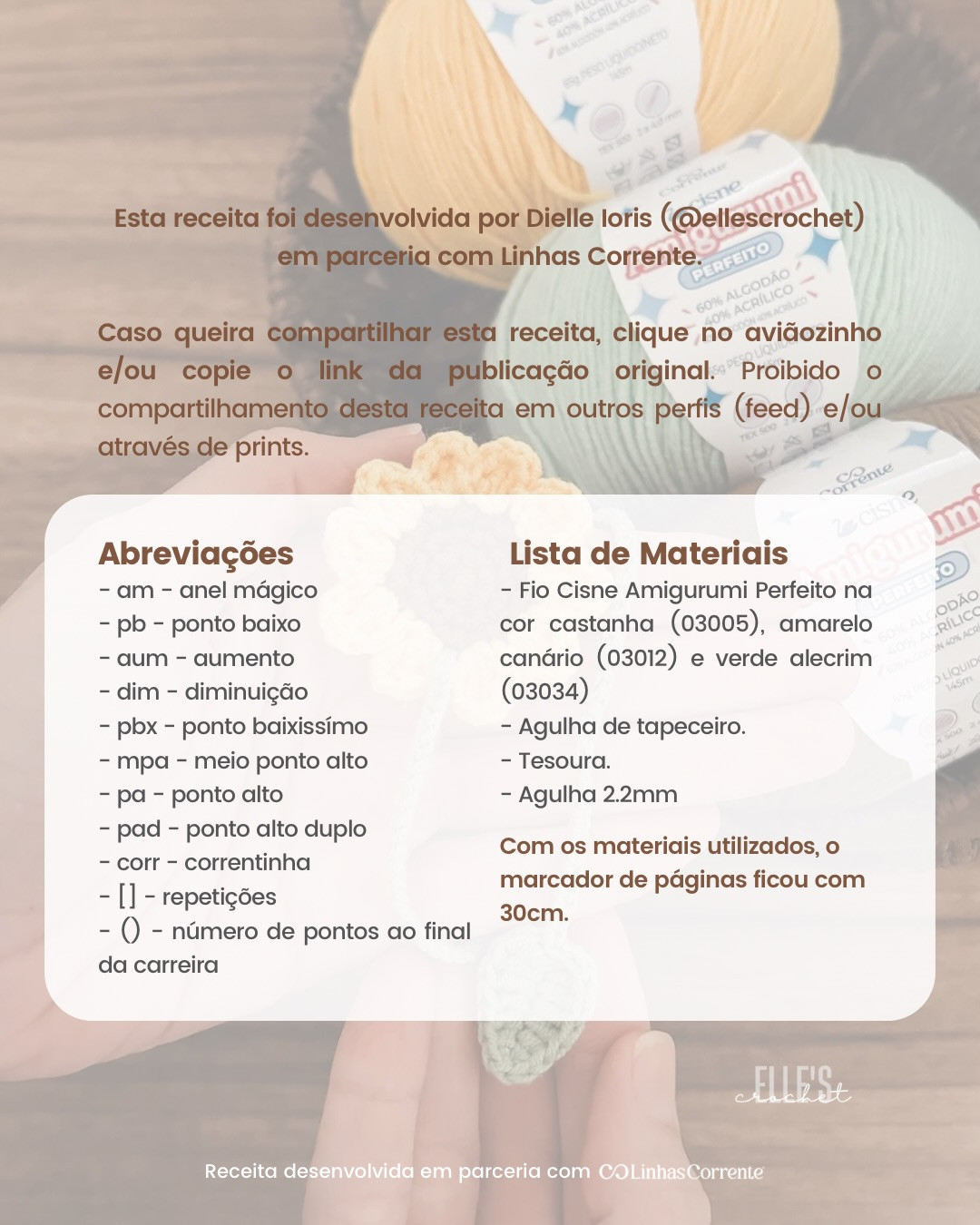 Marcador de Páginas Girassol - Receita Gratuita