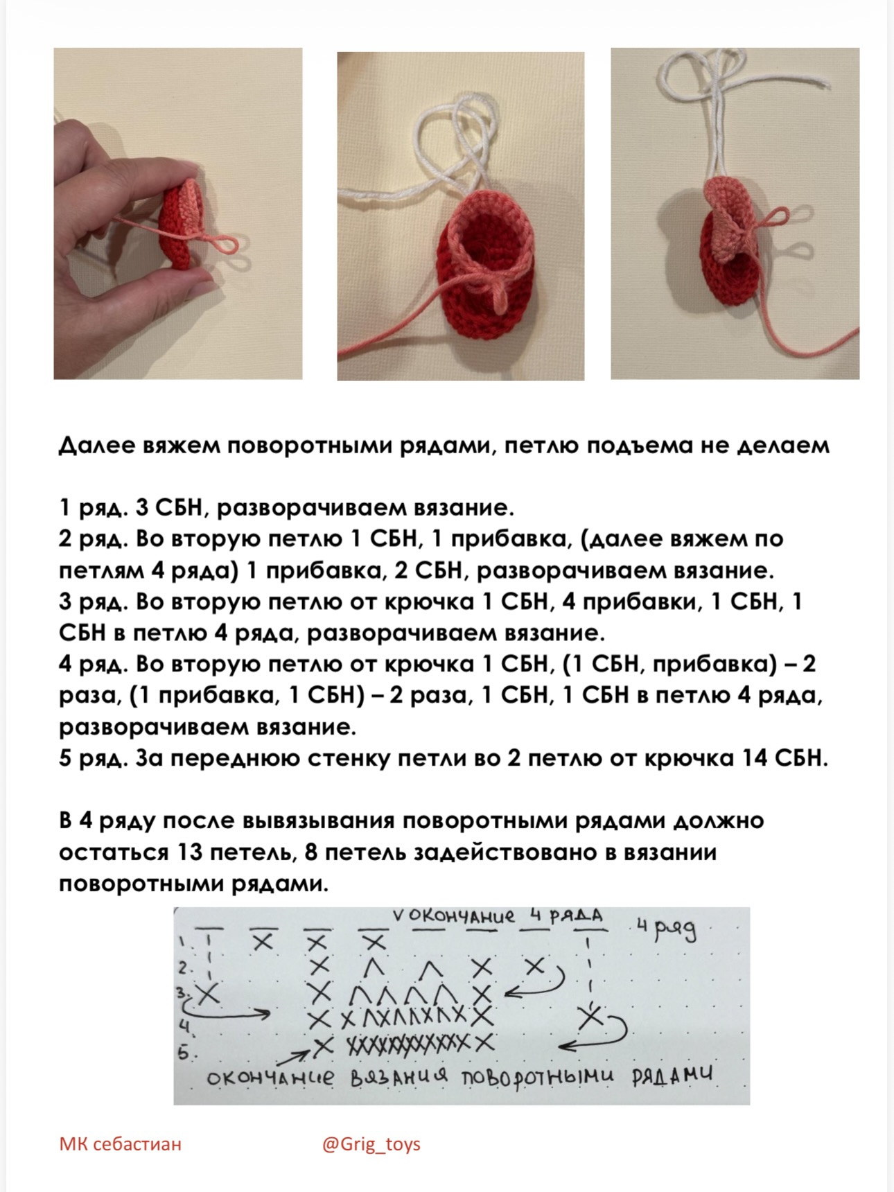 Мастер-класс по вязанию крючком краба Себастьяна: схема, материалы и пошаговая инструкция