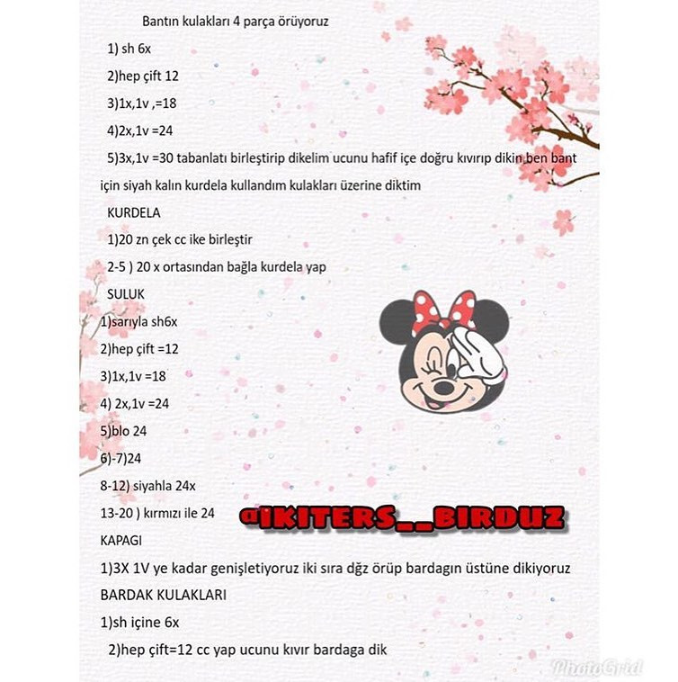 Mẫu móc len búp bê Karmen (Minnie) miễn phí - Hướng dẫn chi tiết từng bước