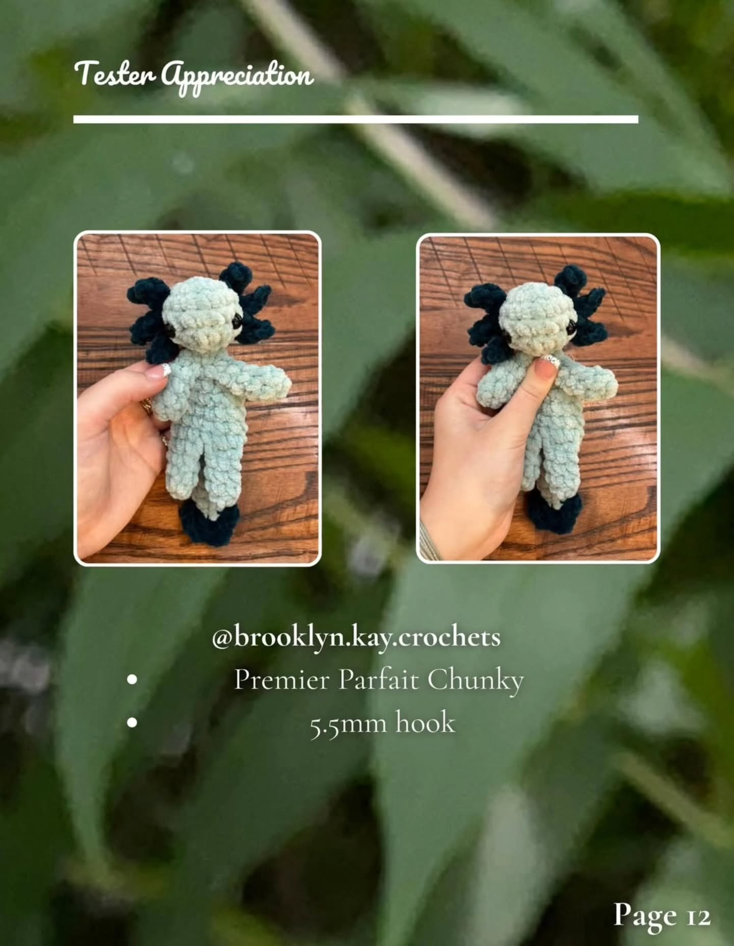 Meera The Axolotl Free Crochet Pattern by Shop Crochet Culture