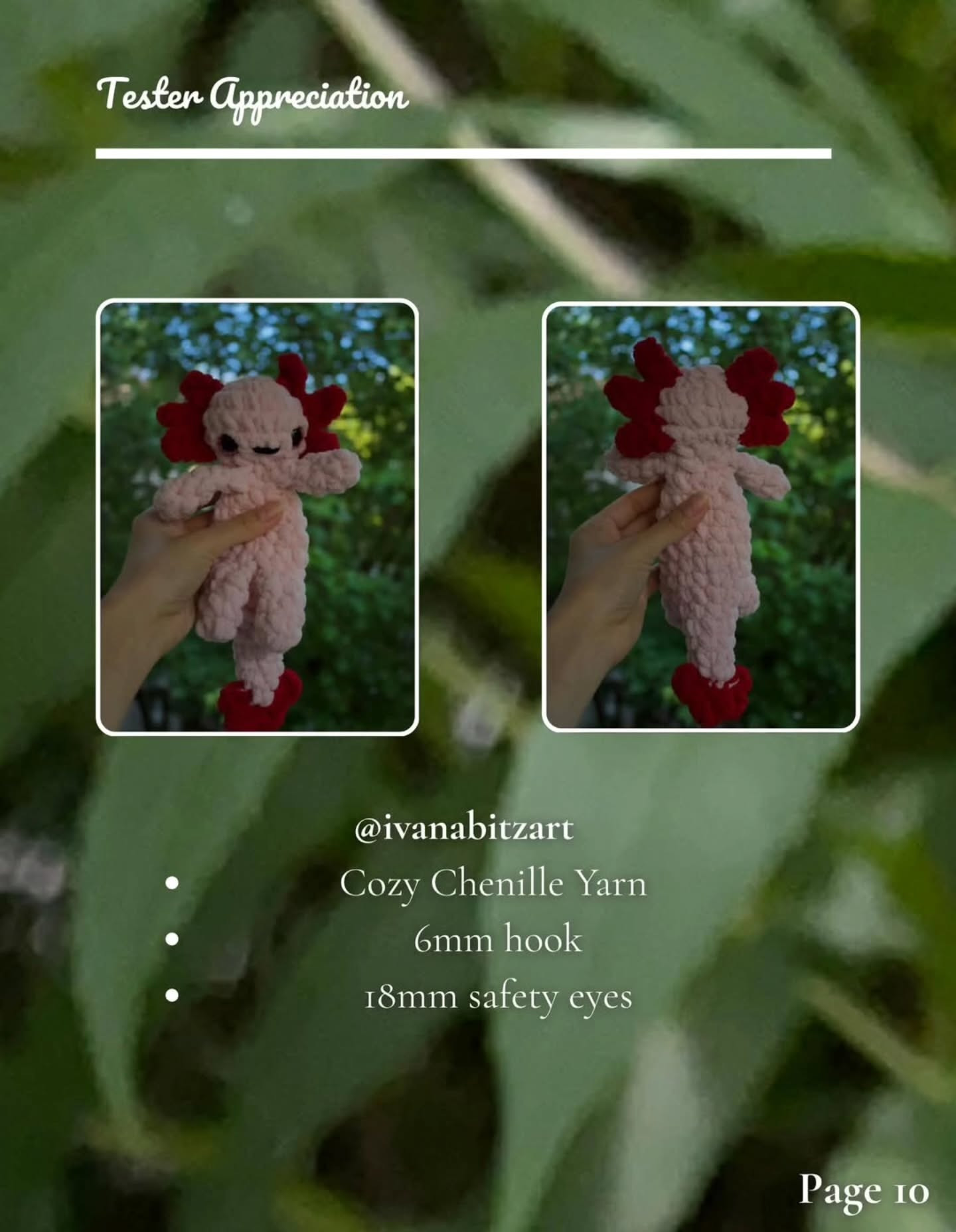 Meera The Axolotl Free Crochet Pattern by Shop Crochet Culture