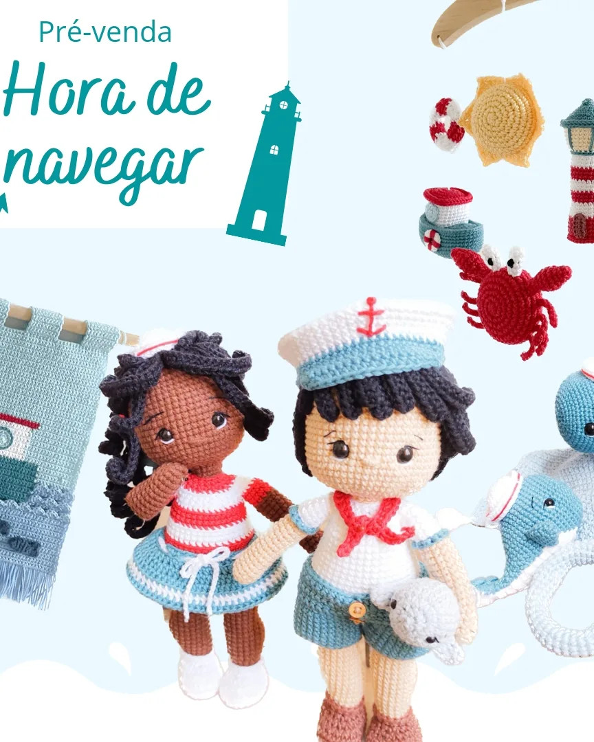 Mini Baleia Amigurumi - Receita Gratuita
