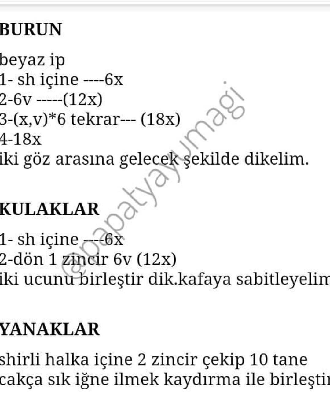 Minik Ayıcık Çeviri Tarifi - Gấu bông màu vàng với nơ xanh