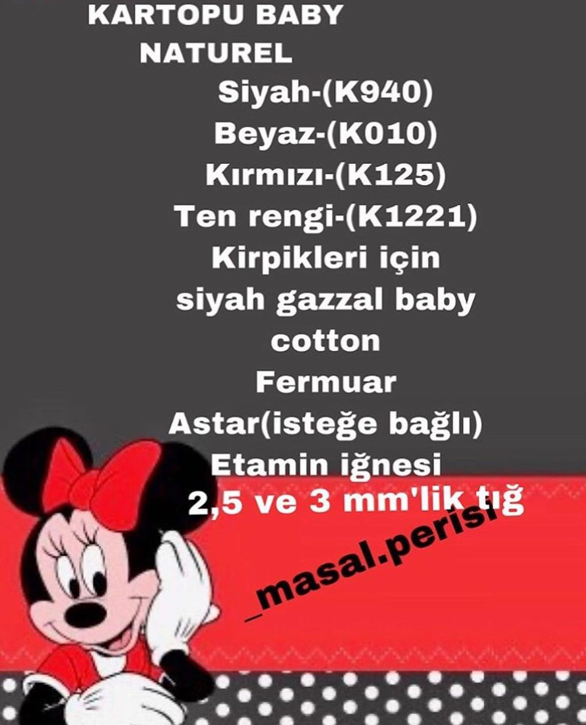Minnie Mouse Çanta Tarifi - Móc len ví hình Minnie với nơ đỏ và chấm bi trắng, hướng dẫn chi tiết từng hàng