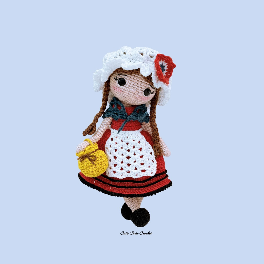 Mirabelle, the Lorraine Doll: A French Folklore Crochet Pattern