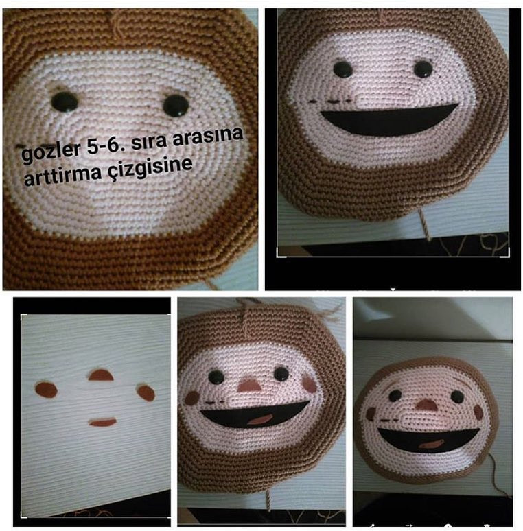 Oliver Monkey Amigurumi Crochet Pattern: Step-by-Step Instructions for Legs, Body, Arms, Tail, and Ears
